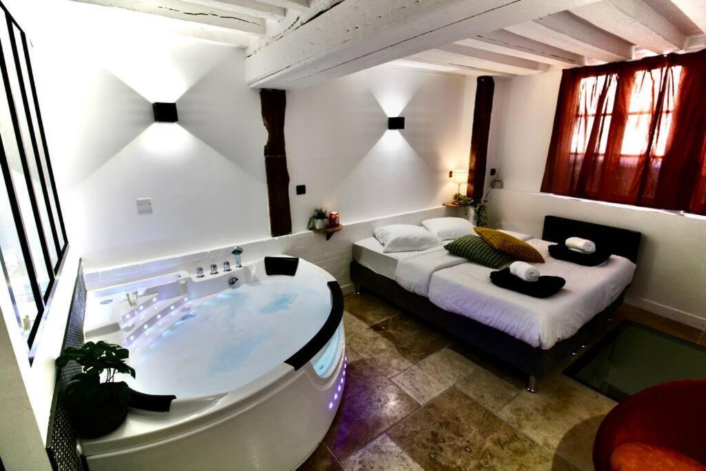 Le Spa Beauvoisine - Jacuzzi Sauna Rouen Centre Free Parking Exterior foto